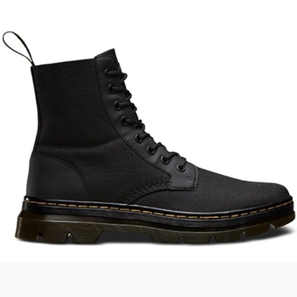 Dr. Martens Boots Combs Combat Boot Extra Tough Poly + Rubbery Mens 7 Women’s 8 - Picture 10 of 10